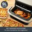 Tefal Dual Easy Fry Flex Heißluftfritteuse 9L – Airfryer mit 2 Kammern & GiantZone, FlexCook-Trennwand, 2700 W, 40–200 °C, 7 Programme, fettarm frittieren & 2 Gerichte gleichzeitig zubereiten EY9228