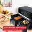Tefal Dual Easy Fry XXL Heißluftfritteuse 11 L – Airfryer mit 2 Kammern (Doppelkammer), 7 Programme, 2700 W, digitales Display, Extra-Crisp Technologie, fettarm frittieren, energiesparend EY942B