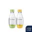 SodaStream Kunststofflasche |0,5L |BPA-frei|grün & gelb |2er-Pack