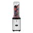 WMF Kult X Mix & Go Mini Smoothie Maker, Standmixer, Blender elektrisch, Shake Mixer 300 Watt Leistung, Tritan-Kunststoff Flasche 600ml, auslaufsicherer Schraubdeckel, rutschfeste Füße, Silber/Schwarz