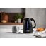 Russell Hobbs Wasserkocher [1,7l, 2400W, blaue LED-Beleuchtung] Textures+ (Schnellkochfunktion, herausnehmbarer Kalkfilter, beleuchtete Wasserstandsanzeige, autom. Deckelöffnung) Teekocher 22591-70