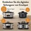 Crockpot Schongarer Slow Cooker | 4,7 l (bis zu 5 Personen) | programmierbare Zeitschaltuhr | Schwarz [SCCPRC507B]