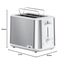 Braun PurShine Toaster HT1510 WH – Doppelschlitz-Toaster, 8 Röstgrade, Aufwärm- & Auftaufunktion, Ausziehbare Krümelschale, 900 Watt, Weiß