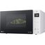 LG MS23NECBW Solo-Mikrowelle (23 L, 1000 W) mit 28 Automatikprogrammen (LED-Display, Smart Inverter Technologie, pflegeleicht), Weiß