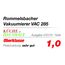 ROMMELSBACHER Vakuumierer VAC 285 - Absaugleistung 9 Liter/Min., Einhand-Bedienung, für Langzeitbetrieb, vollautom. Vakuumieren & Versiegeln, 2 Versiegelungszeiten, für Folien bis 30 cm Breite