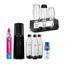 SodaStream Wassersprudler TERRA Promopack mit Quick-Connect CO2-Zylinder | inkl. 3x 1L FUSE Kunststoffflasche + Premium Flaschenabtropfhalter aus Edelstahl + SodaStream Sirup Pepsi Cola (440 ml)