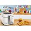 Tefal Fritteuse Super Uno Access, Kapazität 2,2 L, spülmaschinengeeignete Teile, Geruchsfilter, herausnehmbarer Behälter, weiß/grau, FR3100