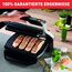 Tefal OptiGrill+ Kontaktgrill, 6 Programme, Garstufenanzeige, abnehmbare Platten, manueller Modus, optimal Grillergebnisse dank Messung der Dicke, Elektrogrill, Edelstahl, GC712D12