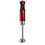 Arendo - Stabmixer 1000 Watt Edelstahl - vierflügeliges Messer - Pürierstab - Mixer - stufenlose Geschwindigkeitsregelung - Turbotaste - Abnehmbarer Mixfuß - Rubinrot