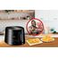 Tefal Maxi Fry Fritteuse, Cool Wall Technologie, bis zu 1,2 kg Fassungsvermögen, einklappbarer Griff, kompakte Größe, regelbares Thermostat von 150°C bis 190°C, schwarz, FF1078