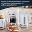 KHG Frühstücksset Wasserkocher Toaster Kaffeemaschine 3-teilig | 2.200-850 - & 1.000 Watt | Küchenset mit Kapazität 1,7 Liter Kochwasser, 2 Scheiben Toast & für 12 Tassen Kaffee – Weiß