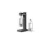 Aarke Carbonator 3, Wassersprudler aus Edelstahl im modernen Mattschwarz Finish mit 2x BPA-freier 1L PET-Flasche, Sprudelwasserbereiter für Leitungswasser, kompatibel mit 60L CO2-Zylindern