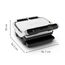 Tefal OptiGrill Elite XL Kontaktgrill, 16 Programme, Digitales Display mit Garstufenanzeige, abnehmbare XL-Platten, Grillboost-Funktion, intuitive Bedienung, Elektrogrill, Edelstahl, GC760D12