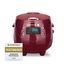 REISHUNGER Digitaler Reiskocher klein, bordeaux | 0,6 L bis 3 Personen | Warmhaltefunktion, Timer & Premium Topf | Kleiner Multikocher & Dampfgarer, 8 Programme, 7-Phasen-Technologie