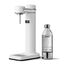Aarke Carbonator 3 Wassersprudler, Edelstahl-Gehäuse, Sprudelwasserbereiter, inkl. BPA-freier PET-Flasche, kompatibel mit 60 L C02 Zylindern, Farbe: Weiß Finish