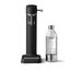 Aarke Carbonator 3, Wassersprudler aus Edelstahl im modernen Mattschwarz Finish mit BPA-freier 1L PET-Flasche, Sprudelwasserbereiter für Leitungswasser, kompatibel mit 60L CO2-Zylindern