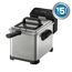 Tefal FR507D Family Pro Digital Elektrische Fritteuse | 4 L Öl-Kapazität | Kühlzonen-Technologie | spülmaschinenfeste Teile | digitaler LED-Bildschirm mit Touch-Panel | Schwarz/Edelstahl