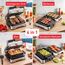 Tefal OptiGrill 4in1 Kontaktgrill mit Backschale, Aufklappbar, Tischgrill, 9 automatische Programme, Garstufenanzeige, spülmaschinengeeignete Teile, Elektrogrill, Backofen, GC776D10