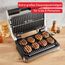 Tefal OptiGrill 2in1 XL Kontaktgrill, Aufklappbar, Tischgrill, 12 Programme, Garstufenanzeige, Abnehmbare XL-Platten, Elektrogrill, GC782D10
