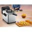 Tefal FR507D Family Pro Digital Elektrische Fritteuse | 4 L Öl-Kapazität | Kühlzonen-Technologie | spülmaschinenfeste Teile | digitaler LED-Bildschirm mit Touch-Panel | Schwarz/Edelstahl