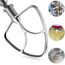 HOMGEN Flachrührer Edelstahl für Kitchenaid 4.5/5QT Flachrührer aus Edelstahl spülmaschinenfest für Kitchen Aid Standmixer KSM150 KSM152 K45SS KSM75 KSM175