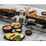 ROMMELSBACHER RC 1600 Raclette-Grill fun for 4+4 (Tischgrill, für 8 Personen, erweiterbar, Parkdeck, Alu-Druckguss-Grillplatte mit Xylan Plus Antihaftbeschichtung, 1460 W) silber
