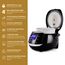 Yum Asia Sakura Reiskocher mit Keramikschale und Advanced Fuzzy Logic (8 Tassen, 1,5 Liter), 6 Reiskochfunktionen, 6 Multikocherfunktionen, Motouch LED-Display, 220-240V EU (schwarz und silber)