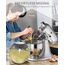 HOMGEN Flachrührer Edelstahl für Kitchenaid 4.5/5QT Flachrührer aus Edelstahl spülmaschinenfest für Kitchen Aid Standmixer KSM150 KSM152 K45SS KSM75 KSM175