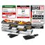 ROMMELSBACHER RC 800 Raclette-Grill fun for 4 (Tischgrill, für 4 Personen, erweiterbar, Parkdeck, Alu-Druckguss-Grillplatte mit Xylan Plus Antihaftbeschichtung, 730 W) silber