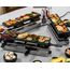 ROMMELSBACHER RC 1600 Raclette-Grill fun for 4+4 (Tischgrill, für 8 Personen, erweiterbar, Parkdeck, Alu-Druckguss-Grillplatte mit Xylan Plus Antihaftbeschichtung, 1460 W) silber