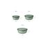 Mepal Multischale Cirqula Round 3-teiliges Set - Mikrowellen Geschir - Geignet als Aufbewahrungsbox, Kuhlschrank, Gefrierschrank & Mikrowellengeschirr - 350 ml, 750 ml & 1250 ml - Nordic sage