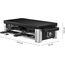 WMF Lono Selection Raclette Grill 8 Personen – Hochwertiger Cromargan Edelstahl, 1500W Leistung, keramikbeschichtete Grillplatte, 8 Pfännchen und Spatel, Temperaturregelung und Ablage