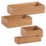 Zeller 13331 Ordnungsbox 23 x 7.5 x 5 cm, Bamboo, Sonstige