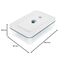 ZWILLING Fresh & Save Vakuum Auflaufform, 2,8 l, 29 x 20 x 9 cm, Glas, mit Vakuum-Deckel, Blau-La Mer