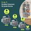 uandu Kartoffel Aufbewahrungsbox 3er Set – Kartoffelbox für Küche, Zwiebelbox & Knoblauch Aufbewahrung, Küchen Organizer