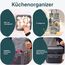 uandu Kartoffel Aufbewahrungsbox 3er Set – Kartoffelbox für Küche, Zwiebelbox & Knoblauch Aufbewahrung, Küchen Organizer