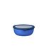 Mepal Multi Bowl Cirqula Round - Mikrowellen Geschir - Geeignet als Luftdichte Aufbewahrungsbox für den Kühlschrank, Mikrowellengeschirr & als Frischhaltedosen - 1250 ml - Vivid blue