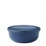 Mepal - Multi Bowl Cirqula Round - Vorratsdose mit Deckel - Geeignet als Luftdichte Aufbewahrungsbox für den Kühlschrank, Mikrowellengeschirr & als Frischhaltedosen - 1250 ml - Nordic Denim