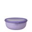 Mepal Multi Bowl Cirqula Round - Mikrowellen Geschir - Geeignet als Luftdichte Aufbewahrungsbox für den Kühlschrank, Mikrowellengeschirr & als Frischhaltedosen - 1250 ml - Vivid lilac