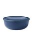 Mepal - Multi Bowl Cirqula Round - Vorratsdose mit Deckel - Geeignet als Luftdichte Aufbewahrungsbox für den Kühlschrank, Mikrowellengeschirr & als Frischhaltedosen - 2250 ml - Nordic Denim