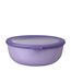 Mepal Multi Bowl Cirqula Round - Mikrowellen Geschir - Geeignet als Luftdichte Aufbewahrungsbox für den Kühlschrank, Mikrowellengeschirr & als Frischhaltedosen - 2250 ml - Vivid lilac