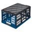 keeeper Stabile Profi-Klappbox mit Soft-Touch Griffen, 45 l, Ben, Eco Blue (Blau), 54x37x28