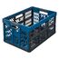 keeeper Stabile Profi-Klappbox mit Soft-Touch Griffen, 45 l, Ben, Eco Blue (Blau), 54x37x28