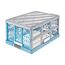 keeeper Stabile Profi-Klappbox mit Soft-Touch Griffen, 54 x 37 x 28 cm, Ben Eco Line, Blau (Eco Sky Blue )