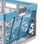 keeeper Stabile Profi-Klappbox mit Soft-Touch Griffen, 54 x 37 x 28 cm, Ben Eco Line, Blau (Eco Sky Blue )