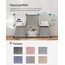 SONGMICS Aufbewahrungsbox, 6er Set, Ordnungsboxen aus Vliesstoff mit Griff, Boxen Aufbewahrung, 30 x 30 x 30 cm, Organizer Box, für Würfelregal, Faltbox, Kleideraufbewahrung, taupe meliert RFB006K01