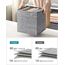 SONGMICS Aufbewahrungsbox, 6er Set, Ordnungsboxen aus Vliesstoff mit Griff, Boxen Aufbewahrung, 33 x 33 x 33 cm, Organizer Box, für Würfelregal, Faltbox, Kleideraufbewahrung, grau meliert RFB033G01