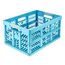 keeeper ben Stabile Profi-Klappbox mit Soft-Touch Griffen, 54 x 37 x 28 cm, 45 l, Eco Line, Blau (Eco Sky Blue)