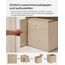 SONGMICS Aufbewahrungsbox, 6er Set, Ordnungsboxen aus Vliesstoff mit Griff, Boxen Aufbewahrung, 30 x 30 x 30 cm, Organizer Box, für Würfelregal, Faltbox, Kleideraufbewahrung, sandbeige RFB006K03