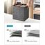 SONGMICS Aufbewahrungsbox, 6er Set, Ordnungsboxen aus Vliesstoff mit Griff, Boxen Aufbewahrung, 26 x 26 x 28 cm, Organizer Box, für Würfelregal, Faltbox, Kleideraufbewahrung, schwarz meliert RFB026B01